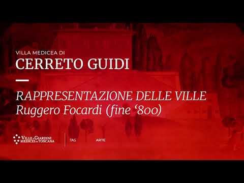 Villa medicea di Cerreto Guidi - Rappresentazione delle Ville