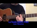 La foule (Edith Piaf) guitar acoustic cover 
