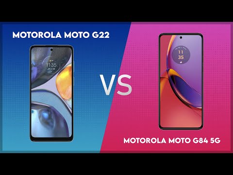Motorola Moto G22 vs Motorola Moto G84 5G Technical Comparison