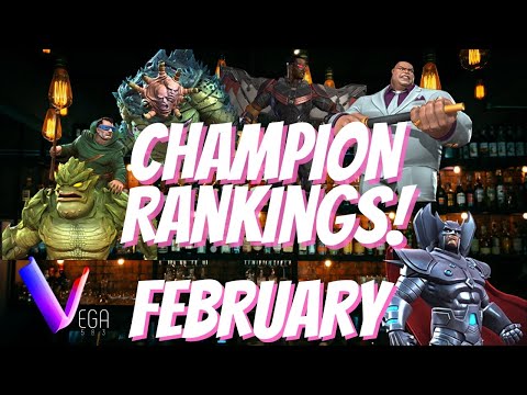 Champion Rankings February, Buffed Mole Man, Kingpin, Terrax, YJ - Marvel Contest of Champions MCoC