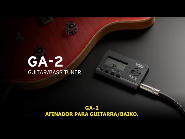 Vídeo relacionado con Korg GA-2 sintonizador Digital para Guitarra y Bass