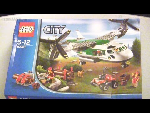 Vidéo LEGO City 60021 : L'avion cargo