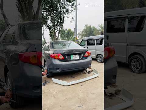Corolla 2009 body kit install 😍