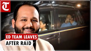 Delhi: ED team leaves residence of AAP leader Deepak Singla after raid