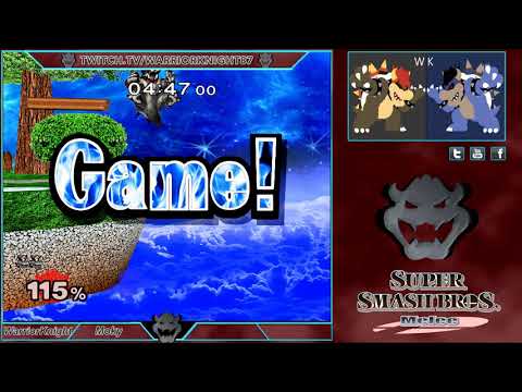 WarriorKnight (Bowser) vs Moky (Fox)