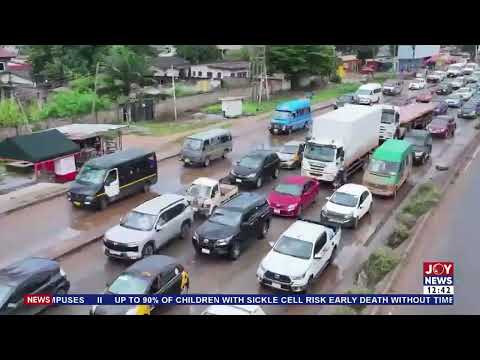 Accra-Kasoa Traffic Nightmare: Thousands endure daily traffic ordeal as road conditions worsen