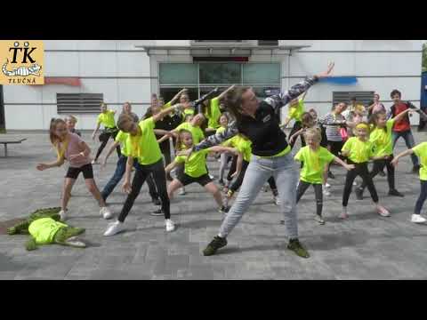 Taneční klub Tlučná - Mezinárodní den tance 2024 - trénink flashmob - Kladno 20240414 - TK Tlučná
