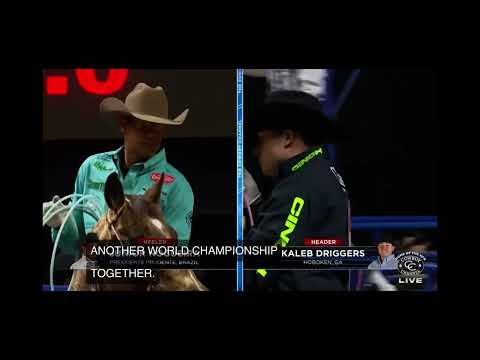 2024 NFR round 4 team roping