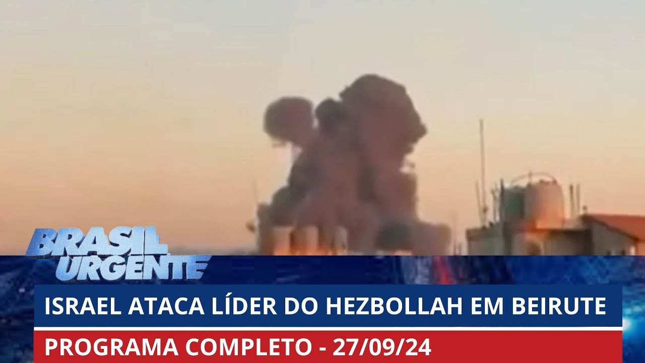 [AO VIVO] BRASIL URGENTE - 27/09/2024