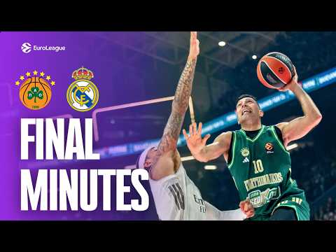 2.3 Seconds of MADNESS | Grant Wins It for Panathinaikos vs Real Madrid| FINAL MINUTES