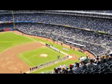 New York Yankees Opening Day Ceremonies April 10th, 2017 in Yankee Stadium