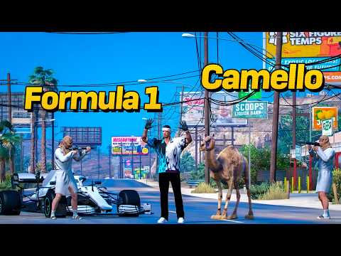 Usamos Un camello y El Carro De Fórmula 1 Para Despistar Los Arabes