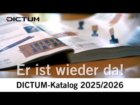 Der DICTUM-Katalog 2025/2026 ist da! #dictum #dictumkatalog