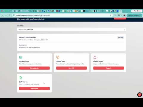 CloudSWMS 
Virtual Walk Through 