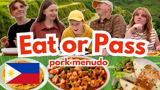 Download lagu Canadian Family TRY Filipino PORK MENUDO For the First Time! mp3