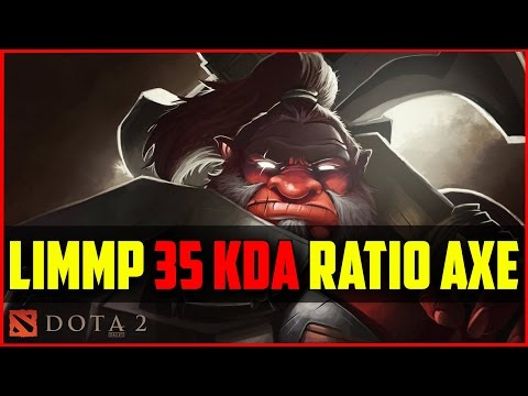 NiP.Limmp 35KDA Axe @ Major Allstars Dota 2 gameplay