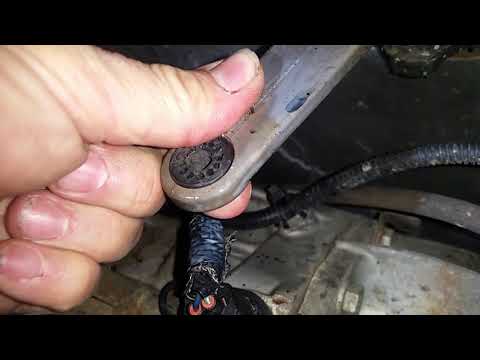 2002 Dodge Ram shifter linkage grommet install cheat