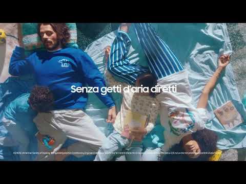 Video Condizionatore Samsung Windfree Avant S2 trial split 9000+9000+9000 BTU inverter A++ wifi unità esterna 5.2 kW