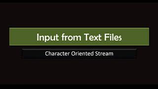 Input from Text File | File Handling in Java | ISC Class 11