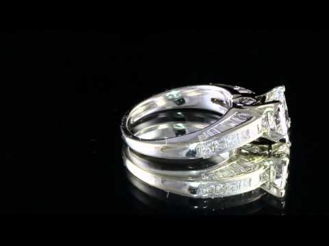 2.70CTW PRINCESS DIAMOND ENGAGEMENT RING