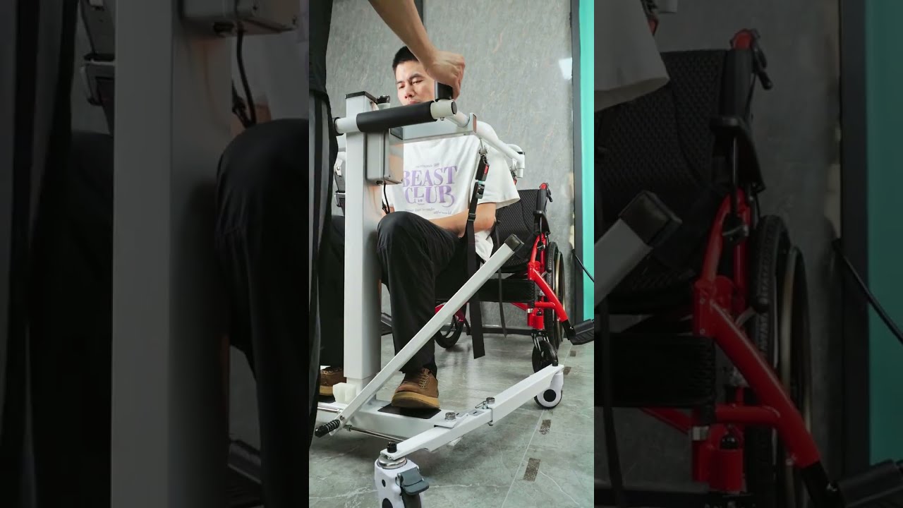 Electric Patient Lift Transfer Chair, Transport Device for Elderly Home Use, Disability Aid Product for Adults, Caregiver Supplies