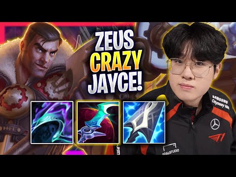 ZEUS CRAZY GAME WITH JAYCE! - T1 Zeus Plays Jayce TOP vs Renekton! | Season 2024