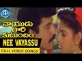 Nayudu Gari Kutumbam Movie Nee Vayassu Video Song Krishnam Raju Suman Sanghavi