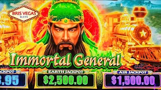 2 Maxed Out Jackpots on Cash Express Legends: Immortal General.