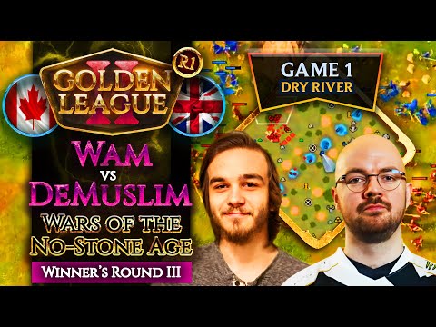 Golden League II - Wars of the No-Stone Age - Wam01 vs DeMuslim - G1