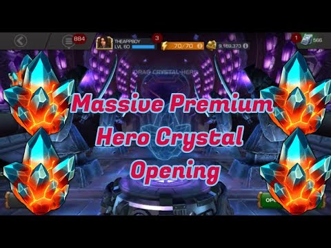 Massive Premium Hero Crystal  Opening (Marvel Contest Of Champions)