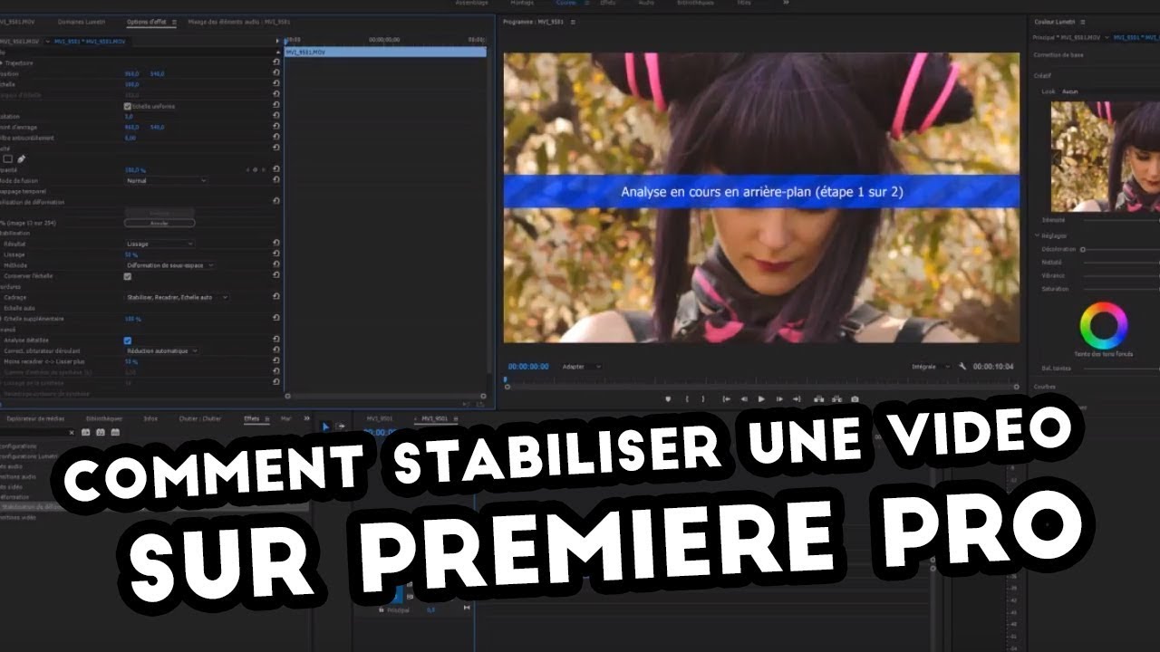 [TUTO VIDEO #1] STABILISER UNE VIDÉO SUR PREMIERE PRO