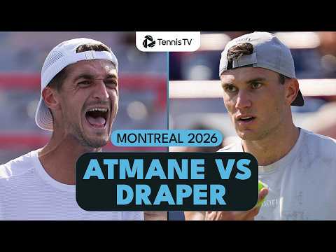 Jack Draper vs Terence Atmane EMOTIONAL Match | Montreal 2026 Match Highlights