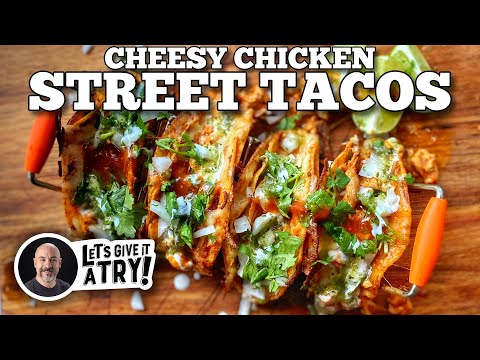 Cheesy Chicken Street Tacos | Blackstone Griddles
