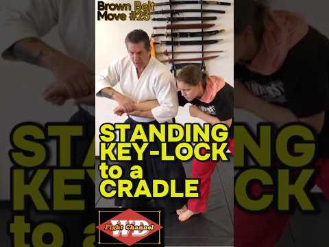 Standing Key-Lock to Cradle – Martial Arts, #brownbeltmove #shuiyidomma #mma