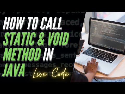 How To Call Void Method In Java How To Call Static Method In Java Basics Programming Tutorial
