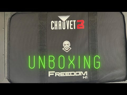 Chauvet Freedom H1 Lights - Unboxing