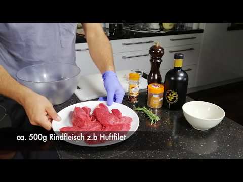 Marinade für Rindfleisch 'step by step' shorty - Foodonum
