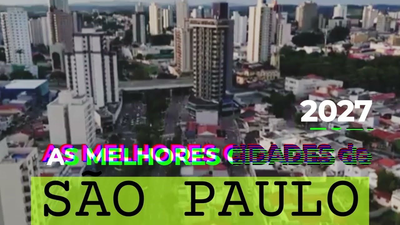 VENHA CONHECER AS MELHORES CIDADES de SA PAULO | Ranking IPS 2026 | Top Lista 