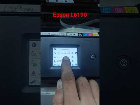 Epson L6190 L6270 #maintenance Box Reset #setting reset