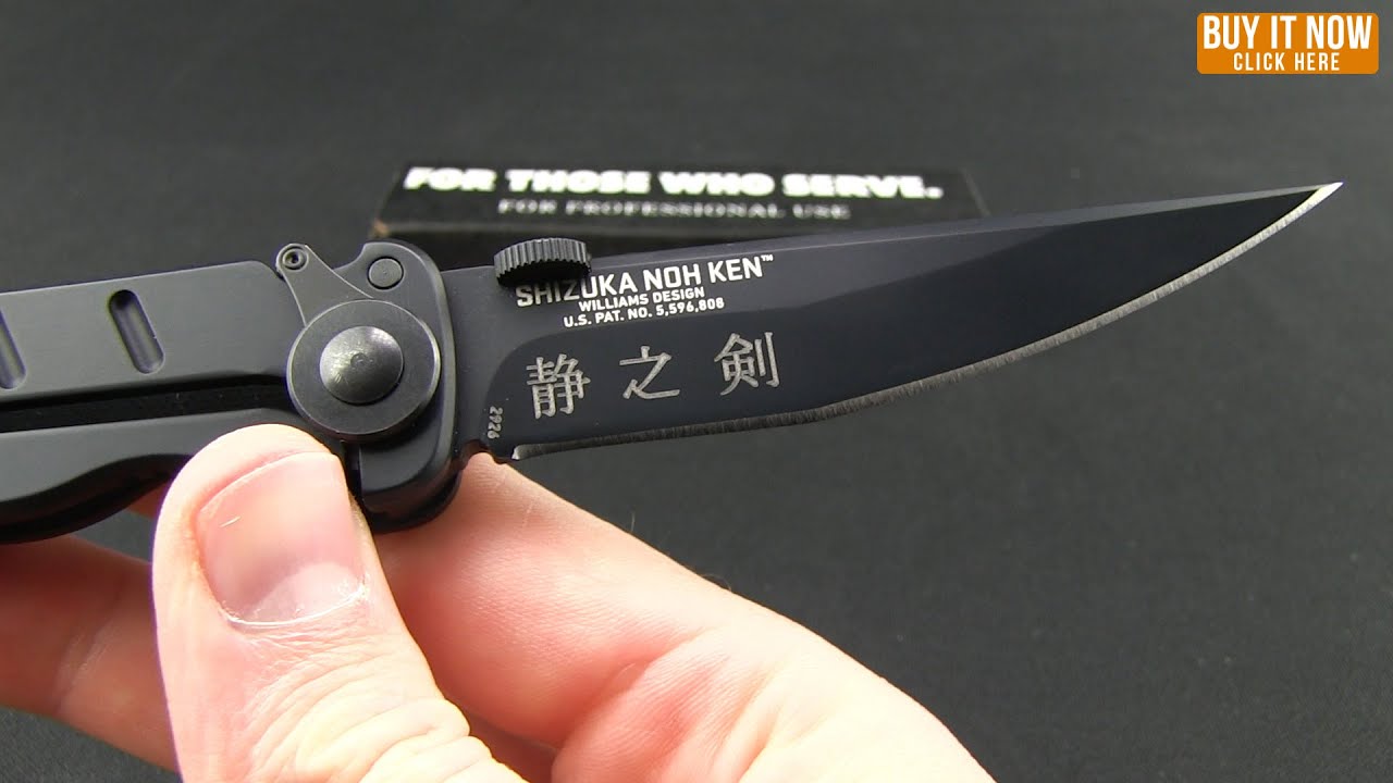 CRKT Shizuka noh Ken Frame Lock Knife G-10 (3.75" Black) 2926
