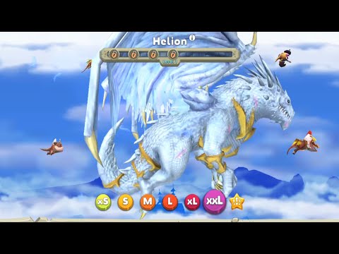HUNGRY DRAGON NEW UPDATE NEW HELION DRAGON UNLOCKED GAMEPLAY