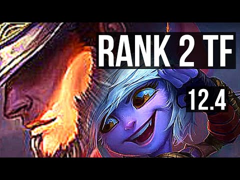 TWISTED FATE vs TRISTANA (MID) | Rank 2 TF, 4/1/9, Rank 29 | KR Challenger | 12.4