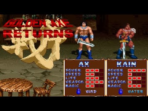 Ax Battler & Kain Blade - Golden Axe Returns Coop