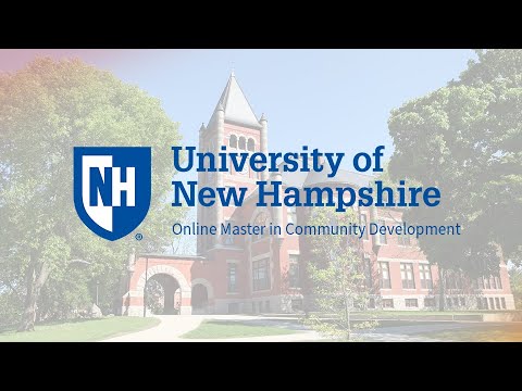 Online Master in Community Development at UNH