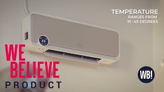 BLACK+DECKER BXSH37011GB Digital Wall Mounted Downflow Heater. PRODUCT OVERVIEW