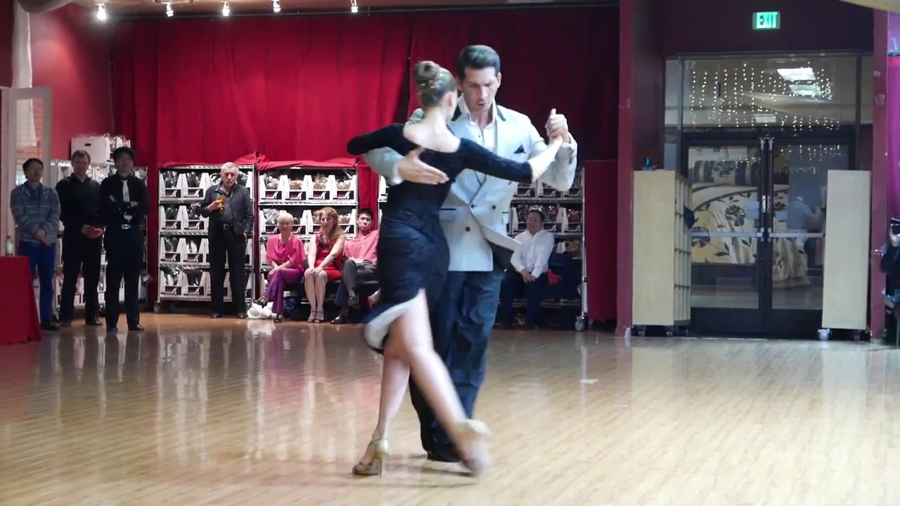 Maxi Copello & Samara Palla Tango Demo @ Susan's Studio 2017 Mar 31