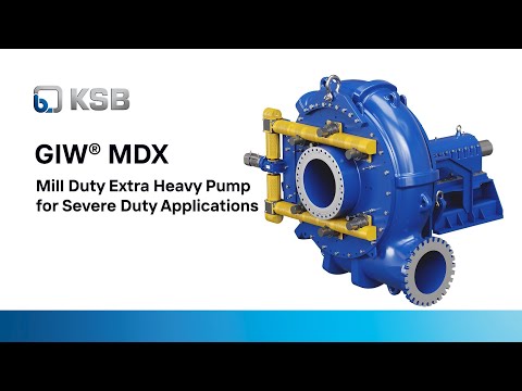  GIW® MDX | Mill Duty Extra Heavy Pump for Severe Duty Applications