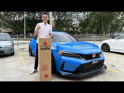 [VLOG] Malaysia First Honda Civic Type R FL5 Install HKS Intercooler + HKS Piping Set #hks #typer