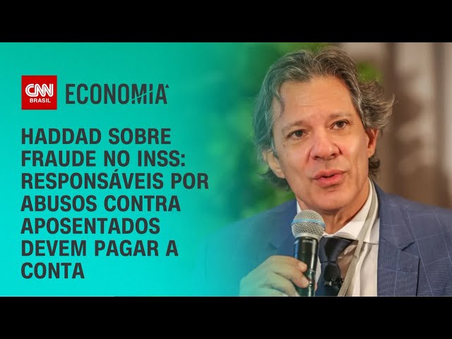 Bens bloqueados podem “começar” ressarcimentos do INSS, diz Haddad | CNN ARENA