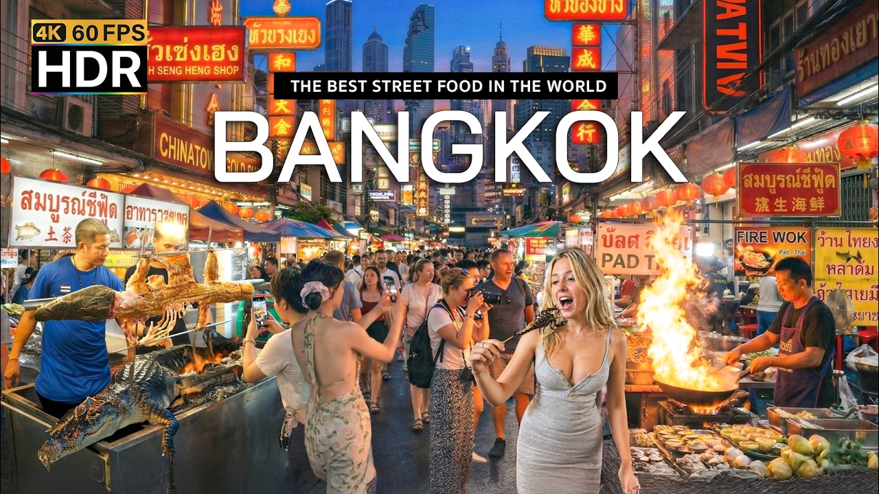 🇹🇭 4K HDR | BANGKOK 2026: Walking the World’s #1 Street Food Paradise